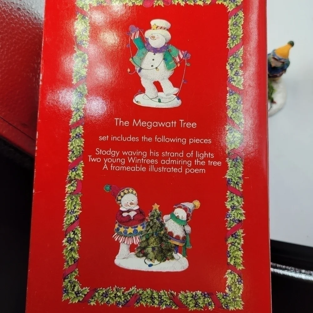 Ingrid’s Wintree Christmas Eve Megawatt Tree 1998 Figures - in Original Box